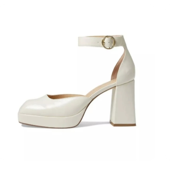 Chinese Laundry Shoes - Chinese Laundry Oaklen  Cream Block Heel Women's Shoes. Block heel. Size 9